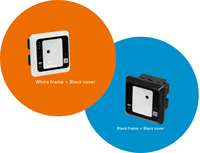 Lecteur de cartes QR+RFID mural 13,56 MHz Lecteur de cartes IC avec interface USB Wiegand26/34 RS485 Lecteur RFID