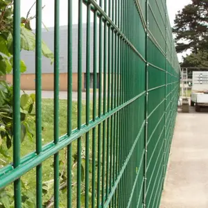 Factory Supply High Quality Double Wire Fence Garden Decorative Court Fence With Self-locking