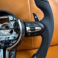 Volant personnalisé en fibre de carbone véritable pour BMW X6 F16 F30 M2 M3 F87 F92 Z4 E89 E90 540i