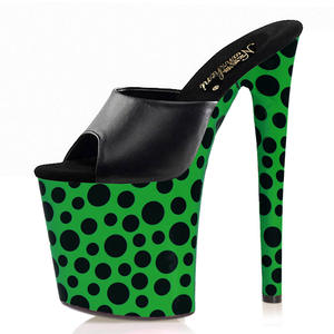 <span class=keywords><strong>Sandalias</strong></span> de Tacón Alto de 20 cm con Punta Abierta y Tacón de Aguja, Estilo Veraniego, para Bailar en Tubo - Product Image 5