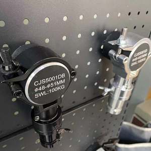 Tube 48-51mm Load 100kg <b>Pipe</b> <b>Clamp</b> Truss Hook Aluminum Stage Lighting Truss <b>Clamp</b> Hook Mini 360 With TV-Tap 5001D - Product Image 4