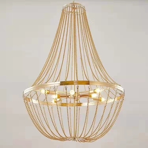 Nouvelle mise en page de lieu de scène de mariage de haute qualité lumières décoratives accessoires de mariage <span class=keywords><strong>lustre</strong></span> de rideau en cristal de mode en <span class=keywords><strong>fer</strong></span> forgé. - Product Image 2