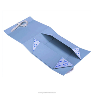 Large Rigid Folding Storage Paper Gift Box White Orange Pink Folded Box Black Folding Box for <strong>Flower</strong>, Chocolate, Gift, <strong>Sweets</strong> - Product Image 1