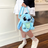 Nouveau Sac à Dos en Peluche Stitch pour Bébé, Sac à Bandoulière, Poupée de Machine à Griffes, Sac Fourre-tout Dessin Animé, Sac Bandoulière, Cadeau pour Couple, Vente Chaude en Gros
