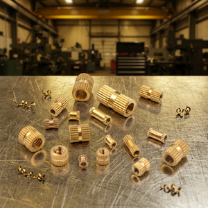 Inserts moulés en laiton sur mesure de haute qualité à trois fentes, filetage en pouces norme ISO, pour usage industriel lourd, OEM Gujarat personnalisé - Product Image 5
