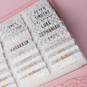 Etiquetas Adhesivas <span class=keywords><strong>Grandes</strong></span> con <span class=keywords><strong>Letras</strong></span> en Relieve Doradas, Laminadas, para la <span class=keywords><strong>Biblia</strong></span>, para Mujeres y Hombres - Product Image 5