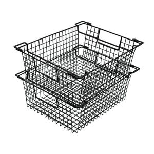 Cesta de Almacenamiento de Metal con Recubrimiento en Polvo, Cestas de Alambre de Acero para Frutas y Verduras, Contenedores de Alimentos, un Buen Utensilio de Cocina - Product Image 4