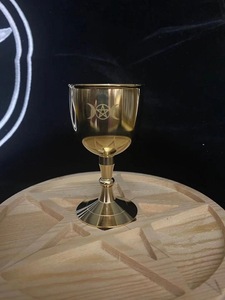 Copa de cobre trifásica de Holy Grail Five Star, accesorios para Ritual de magia, novedad - Product Image 3