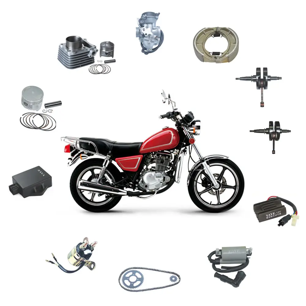 Wholesale Universal GN125 Motorcycle Vehicle Spare Parts High Quality Motorcycle Accessories Custom