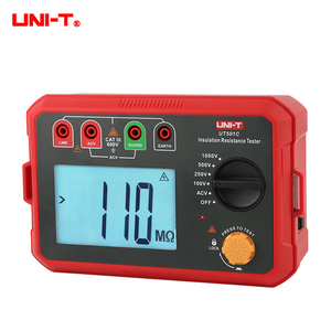 UNI-T UT501C เครื่องวัดความต้านทานฉนวนแบบดิจิตอล 1000V มอเตอร์เมกโอห์มมิเตอร์ ความต้านทานสายเคเบิล 0.0-5.0G จอ LCD พร้อมไฟแบ็คไลท์ - Product Image 3