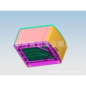 Injection Mold For <b>Stackable</b> <b>Plastic</b> <b>Drawers</b> P20 Material Multiple Parting Surfaces Horizontal Arrangement CNC EDM Processing - Product Image 3