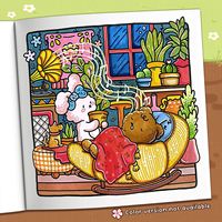 Libro de colorear de papel de esquina pequeño personalizado al por mayor para niños, niños, adultos, adolescentes, diseños súper bonitos, espacios acogedores de 21x21cm para regalos