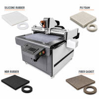 Machine de découpe à couteau oscillant CNC personnalisée avec une taille de travail flexible pour le mousse, le caoutchouc, le cuir, le textile et les matériaux composites