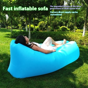 Sofá inflable perezoso reclinable portátil, saco de dormir de aire de playa plegable para acampar y festivales de música para uso en exteriores e interiores - Product Image 3
