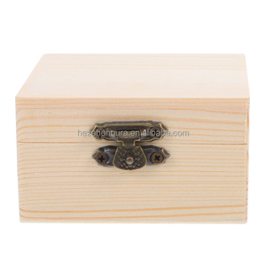 Biểu Tượng Tùy Chỉnh Nhỏ Cổ Điển Bằng Gỗ Hộp Quà Tặng Với Đánh Bóng Kết Thúc Đính Hộp Cho Đồ Trang Sức DIY Thủ Công Trang Trí - Product Image 1