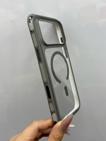 Coque de téléphone portable antichoc et anti-jaunissement avec coussin d'air et airbag, personnalisée en usine, pour iPhone 17 18 Pro Max, avec pare-chocs antidérapant et bouton AI