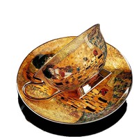 Service à café en porcelaine fine de style européen, motif floral, tasses et soucoupes en céramique pour la maison, élégant et raffiné, coffret cadeau pour le thé de l'après-midi