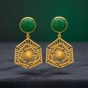 Pendientes de Perlas de Aleación Hechos a Mano, Plateados, Estilo Boho para Fiestas, Moda Infantil - Product Image 3