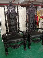 Fauteuil commercial moderne en plastique de style européen, très vendu, pour salles de diffusion en direct, modèles Queen et King