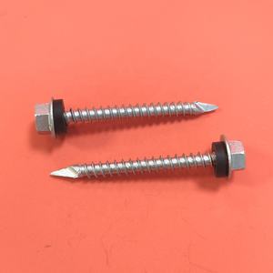 Tornillos Punta Espada Con <span class=keywords><strong>Golillas</strong></span> TOR HEX AUTORROSCANTE ruspert tornillo de espada hexagonal galvanizado zinc plateado con arandela de goma - Product Image 6
