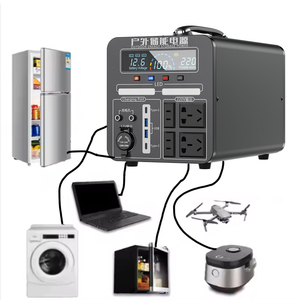 Stazione di Alimentazione al Litio a Bassa Manutenzione 480wh 600wh 1080wh 2520wh, Ricarica AC/DC, Stazione di Alimentazione Portatile <span class=keywords><strong>per</strong></span> Campeggio ed Emergenze - Product Image 1