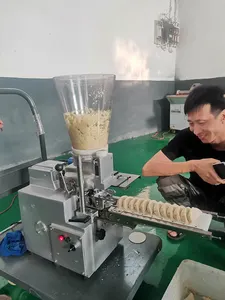 Harga Pabrik Langsung Ravioli Pierogi Pelmeni Mesin Pembuat Pangsit Jepang Otomatis Mesin Pembungkus Gyoza