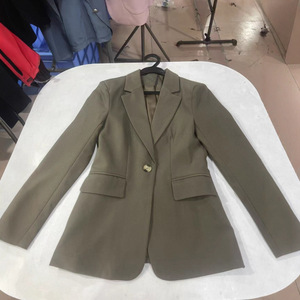 Women's Blazer Solid Color Slim Fit With Belt Professional Casual Wear - Product Image 3