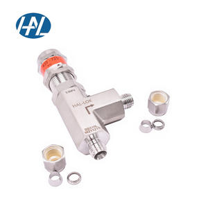 Válvulas de alivio de seguridad manuales de acero inoxidable para aplicaciones de gas de agua a alta temperatura Estructura proporcional de instrumentación - Product Image 2