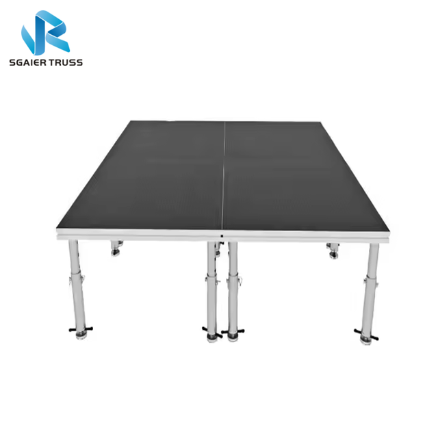 18MM Foldable Aluminum Alloy & Plywood Portable Concert Stage Flooring with Modular Design for Events