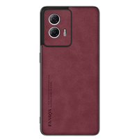 Pour Moto G84 G85 5G G24 G54 G34 Housse en cuir PU givré, coque en plastique rigide antichoc mate pour Moto Edge 70 60 Pro S50 Neo