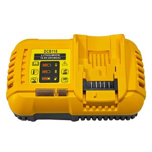 Remplacement <span class=keywords><strong>DCB118</strong></span> pour batterie DE-Walt 18-21V, <span class=keywords><strong>chargeur</strong></span> à courant de charge rapide 6A, batterie lithium-ion 20V avec éclairage LED - Product Image 5