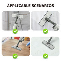 Mini serpillière pour fenêtre de bureau Outils de nettoyage à presser soi-même