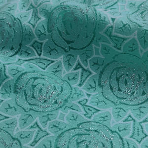 82% विस्कोज़ 18% पॉलिएस्टर फीता फूल 3 डी डिजाइन वेडिंग ड्रेस स्कर्ट कपड़े के टुकड़े टुकड़े टुकड़े और जैक्वार्ड बुना हुआ सादा रंग - Product Image 5