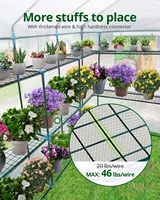 143X214X195cm serres de jardin résistantes aux intempéries système de culture de légumes hydroponique intérieur grande tente de culture de plantes serre