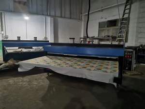 Máquina de prensa de calor hidráulica de 1 estación y 1 lado para fundas de edredón, <span class=keywords><strong>colchas</strong></span>, tableros acrílicos y placas de aluminio de gran tamaño - Product Image 3