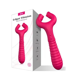 Rosa Silikon USB Cockring Wiederauf ladbare Männer Sex Vibrator Ring