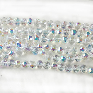 K9 Crystal Beads 8mm 96 Facets Glass Loose Beads For Jewelry Making <b>Bracelet</b> DIY Accessories - Product Image 4