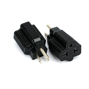 Spina nera 4-in-1 Nema 5-15P <span class=keywords><strong>per</strong></span> Nema 5-15R 5-20R 6-15R 6-20R <span class=keywords><strong>adattatore</strong></span> NEMA spina NEMA5-15P conversione Standard americana di tipo T - Product Image 5