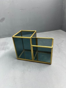 Organisateur de bijoux Artisan Design VO211 en laiton et verre pour rangement et présentation, fournisseur d'Inde - Product Image 4
