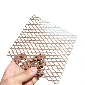 Maille métallique expandidée en aluminium à motif diamant, Tôle métallique expandidée en aluminium à motif diamant, Aluminium expandidé - Product Image 1