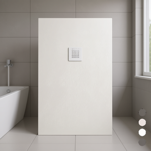 Plato de Ducha Rectangular Serenity 100 x 170 cm Gris 7035 - Product Image 3