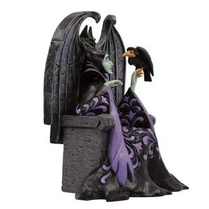 Decoraciones personalizadas <span class=keywords><strong>de</strong></span> Halloween para el hogar, estatua <span class=keywords><strong>de</strong></span> bruja maléfica Adn Crow, adornos <span class=keywords><strong>de</strong></span> La Bella Durmiente, estatuilla, artesanías <span class=keywords><strong>de</strong></span> resina - Product Image 5