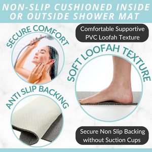 Tapis de salle de bain antidérapant en caoutchouc et loofah, fait main, anti-poussière, imperméable, doux, réversible, adapté aux animaux domestiques, pour la maison et l'hôtel - Vente chaude - Product Image 2