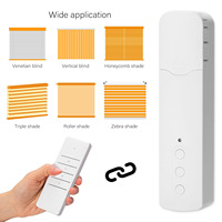 Tuya WiFi Smart Pull Perle Rideau Moteur Smart Home Stores roulants électriques avec APP/Commande vocale Compatible Alexa Google Home