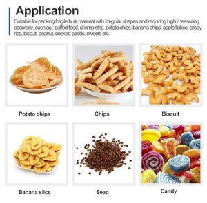 Bao Bì Khoai Tây Tự Động <span class=keywords><strong>Pringles</strong></span> Khoai Tây Hồ Trăn Nuts Vertical Banana Snack Cân Làm Ngô Và Máy Đóng Gói Kẹo - Product Image 4