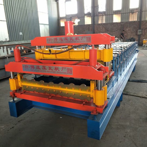 Kim loại tráng men ngói tạo thành máy mô hình sóng màu thép ngói tạo thành máy cổ bằng kính ngói tạo thành máy - Product Image 6