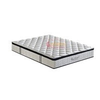 Matelas pliant de haute densité en mousse à mémoire de forme, surmatelas souple, avec ressorts ensachés, conception hôtelière, matelas en tissu compressé en usine