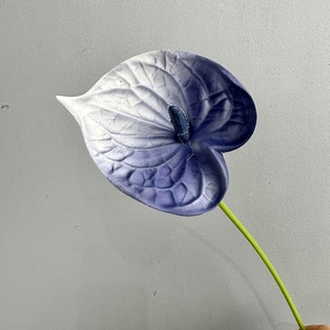 <span class=keywords><strong>Fiori</strong></span> Artificiali di Anthurium di Alta Qualità, Realistici al Tatto, Fiore di Anthurium Arancione per Decorazioni Casa, Feste, Tavoli e Centrotavola Matrimoniali - Product Image 6