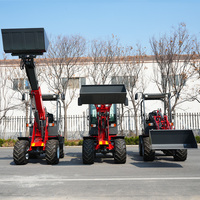 LANDWARD Großhandel W1160 Kompaktlader EURO5 Kleiner Mini-Radlader Gelenkter Mini-Gartenlader zum Verkauf
