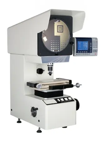 Projetor de perfil óptico hvt12 series 300mm, máquina de medição de eletricidade